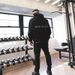 Men's clothing suit men stand collar long sleeve shirt trousers loose casual fitness two pieces_viptrois.com