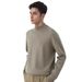 "Men's Fleece-Lined Thermal Sweater - Mid/High/Round Neck Winter Base Layer In Classic Colors"_viptrois.com