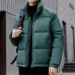 Men's Clothing Thickened Down Jackets, Versatile Men's Down Jackets, Stand Up Collars_viptrois.com