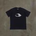 Men's Clothing Pure Cotton Loose Short Sleeved T-Shirt 250g Heavyweight American Style Vintage Eye Print Unisex Men's And Women's Top_viptrois.com