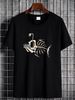 Bonefish Skull Deep Sea Fish Skeleton Funny Fisher Angler T Shirt Size S-5XL Graphic Summer Top For Everyday Wear Designer Clothes Slightly_viptrois.com
