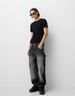 Men's Clothing Mid Waist Retro Slim Fashion Jeans Denim Trousers_viptrois.com