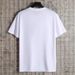 Men's Clothing Cotton T Shirt OK Letter Pullover Trendy Brand Hip Hop Y2K Pattern Printed T Shirt_viptrois.com