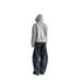 Men's Oversized Hooded Sweatshirt - Thick Space Cotton Boxy Fit Streetwear Pullover With Drop Shoulder Design_viptrois.com