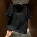 Men's Heavyweight Cotton T-Shirt Short Sleeve Loose Fit Casual Crew Neck Printed Top American Trendy Brand Summer INS Style_viptrois.com