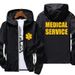 Men Women Bomber Hooded EMT Paramedic Emergency Medical Services Casual Thin Windbreaker Sunscreen Skin Jacket Outwear_viptrois.com