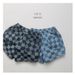 Mother & Kids Summer new Korean version of children's plaid denim shorts for boys and girls all-match retro casual pants_viptrois.com