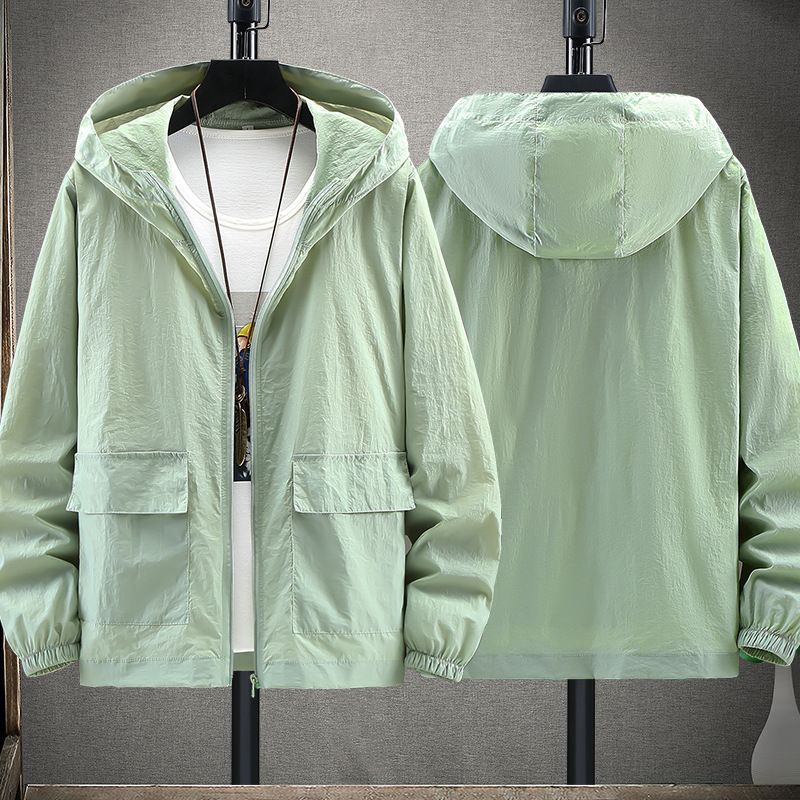 Men's Clothing Sun Protection Clothing Jacket Men's Fat Plus Size Loose Fat Sun Protection Clothing_viptrois.com