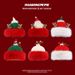 Christmas hat cute antlers plush thickened warm knitted hat men's and women's plush versatile gift ear protection wool hat_viptrois.com