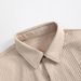 Men's Textured Checkered Short-Sleeve Shirt & Trousers Set – Summer Casual Two-Piece Outfit With Lapel Collar (S-XXL)_viptrois.com