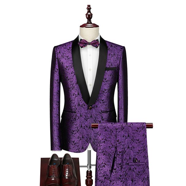 Men's e-commerce popular men's evening gown groom's suit men's dress two-piece men's suit suit_viptrois.com