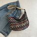 Women's Shoulder Bags Large-capacity Fashionable Ethnic-style Casual Bag, Single-shoulder Crossbody Bag, Dumpling Bag For Girls_viptrois.com