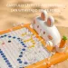 Rabbit Magnetic Drawing Board Children Magnetic Beads Pen Control Graffiti Board Paiting Teaching Tool Montessori Toy K_viptrois.com