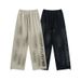 Men's Clothing Men's Clothing 2024 Autumn New American Retro Dirty Dyed Washed Sweatpants Hip Hop Street Dance Sports Casual Pants_viptrois.com