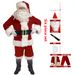 Christmas Cosplay Show Costume Santa Claus Costume Gold Velvet Festival Atmosphere Set_viptrois.com