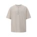 2026 Men's Short Sleeved T-shirt Summer Loose Casual Half Sleeved T-shirt Cotton Comfortable Fabric_viptrois.com