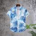 Men's Clothing Summer New Short Sleeved Shirt 3D Digital Printing Holiday Casual Shirt_viptrois.com