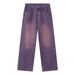 Men's Clothing Jeans Men's Niche High End Straight Wide Leg Casual Mopping Long Pants_viptrois.com