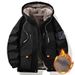 Autumn And Winter New Teen Fleece Thickened Jacket Fashion Hooded Warm Jacket_viptrois.com