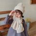 Children's wool scarf simple solid color cloth label autumn and winter new casual warm everything_viptrois.com