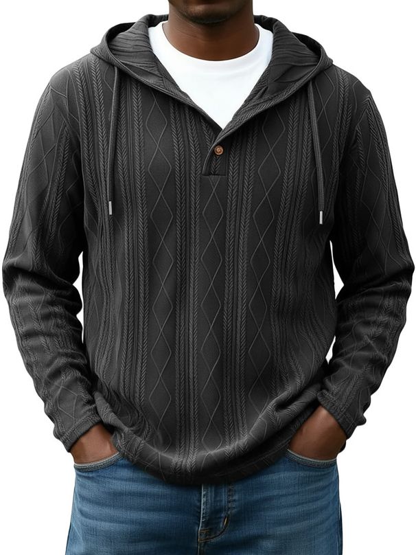 Men's Compass Print Casual Shirt - Breathable Polyester Button-Up With 3D Effect, Relaxed Fit For Streetwear & Travel (S-5XL)_viptrois.com
