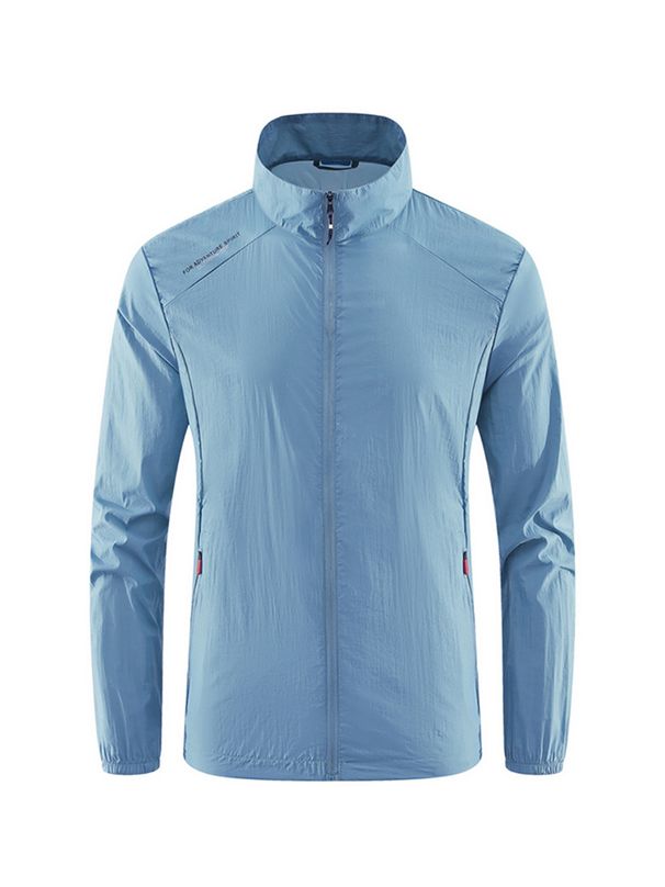 Men's Clothing Skin Jacket Ultra-thin Breathable Fashionable Youth Sports Outdoor Quick-drying Sun Protection Suit_viptrois.com
