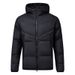 Men's Clothing Men's Winter Hooded Padded Jacket - Lightweight Warm Coat With Zipper Closure, Casual Loose Fit, Polyester Outer, Black & White Options_viptrois.com