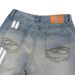 Men's Style Washed Embroidered Whiskered Jeans New Style Dancing Striped Patchwork Wide Leg Straight Trousers_viptrois.com