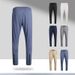 Men's Clothing Sports Trousers Training Running Fitness Outdoor Casual Trousers Breathable Quick-Drying Polyester Sweatpants_viptrois.com