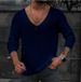 2023 New Long Sleeve V-Neck Knit Men's Sweater_viptrois.com