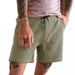 Men's Clothing Summer New Waffle Solid Color Shorts Men's Sports Casual Pants 3 Point Pants_viptrois.com