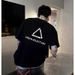 American High Street West Coast Oversize Short-sleeved T-shirt Men's Hong Kong Style Trend Heavy Cotton Round Neck Top Summer_viptrois.com