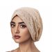 Women's Lace Pullover Hat Scarf – Dual-Purpose Breathable Confinement Cap With Floral Jacquard_viptrois.com