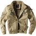Men's Military Flight Jacket – Lightweight Aviator Bomber (Japanese Streetwear Style, Water-Resistant Polyester, Loose Fit For Urban Exploration)_viptrois.com