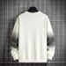 Men's Clothing Spring And Autumn Gradient Color Round Neck Long Sleeve Top Youth Large Size Loose Casual Sweater_viptrois.com