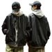 Men's Spring Autumn American Street Style Cool Pilot Baseball Jacket Loose Retro Embroidered Workwear Coat_viptrois.com