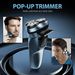 Men's Rotary Electric Shaver With Pop-Up Trimmer USB Cordless Beard Razor_viptrois.com