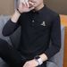 Pulse Men's Ice Silk T-Shirt For Spring And Autumn, Casual Polo Long Sleeve Thin Turn-Down Collar Trendy_viptrois.com