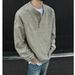 American Style Cleanfit Henry Collar Sweater Winter Trendy Inner Wear Cool Long Sleeve Men's Base Knitwear_viptrois.com