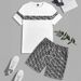 Summer Hot Style 3D Digital Print Casual High Street Short Sleeve Shorts Two-Piece Set_viptrois.com