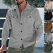 Men's Corduroy Jacket – Single-Breasted Notch Lapel, Breathable & Wrinkle-Resistant, Multi-Pocket Casual Blazer (S-XXXL, Autumn Essential)_viptrois.com