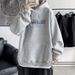 Autumn And Winter Casual Versatile Hoodie Sweatshirt Top Loose Printed Jacket_viptrois.com