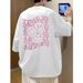Manfinity EMRG Camiseta Holgada Para Hombres Con Estampado De Caricaturas Y Lemas_viptrois.com