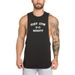 Summer Fitness Vest Sleeveless Split Sports T-shirt Running Training American Basketball Training Clothes Crew Neck Top_viptrois.com