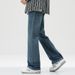 Loom Retro Flared Men High Street Bell Bottoms Couple Trendy Loose Jeans Long Pants Cross-Border European American Cool_viptrois.com