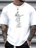 New Mark Knopfler Basic Art Short Sleeve White All Size T-Shirt QQ378 Homme Designer Clothes Graphic Breathable Top For Everyday Wear Versatile_viptrois.com