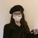 Korean Style Spring And Autumn For Women Fashionable Versatile High-end Beret Large Head Circumference Face-slimming_viptrois.com