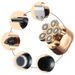 6 In 1 Headshaver USB Groomer Waterproof Rotary Razor Foil Head Barber Beard Nose Hair Trimmer Electric Shaver For Men_viptrois.com