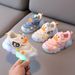 Summer Single Net Children's Toddler Shoes LED Flashing Light 1 3 Years Old Baby Sports Shoes Soft Sole Non Slip Girls Casual_viptrois.com