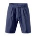 Men's Clothing Summer Casual Pants New Shorts Solid Color Light Plate Simple Linen Beach Pants_viptrois.com